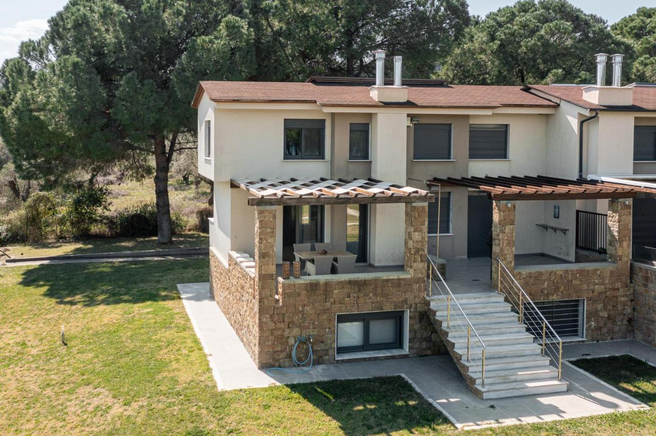 #Flh - Amalthia & Αthena Beachfront Houses In Pefkohori Esterno foto