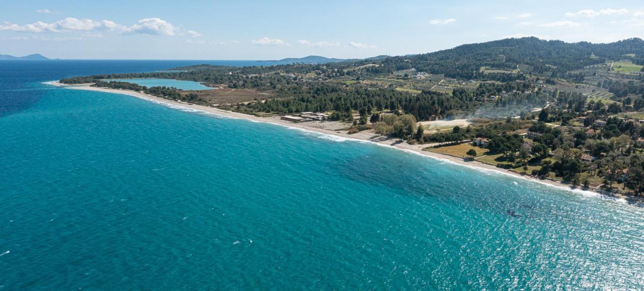 #Flh - Amalthia & Αthena Beachfront Houses In Pefkohori Esterno foto