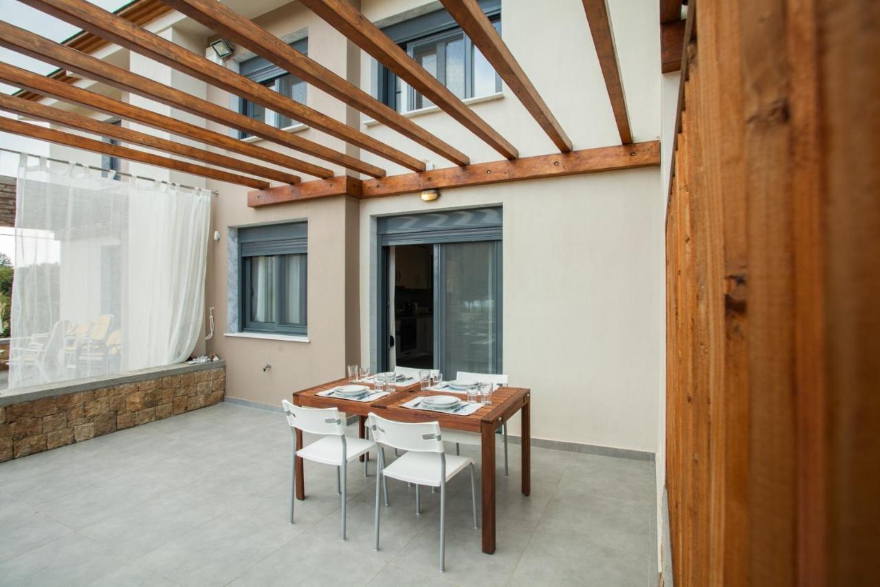 #Flh - Amalthia & Αthena Beachfront Houses In Pefkohori Esterno foto